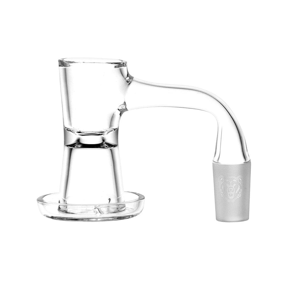 Bear Quartz Hourglass Slurper Banger - 14mm M - Haze Smoke Shop USA