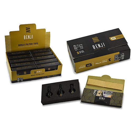 Benji - Filter Tips (Display of 10) - Haze Smoke Shop USA