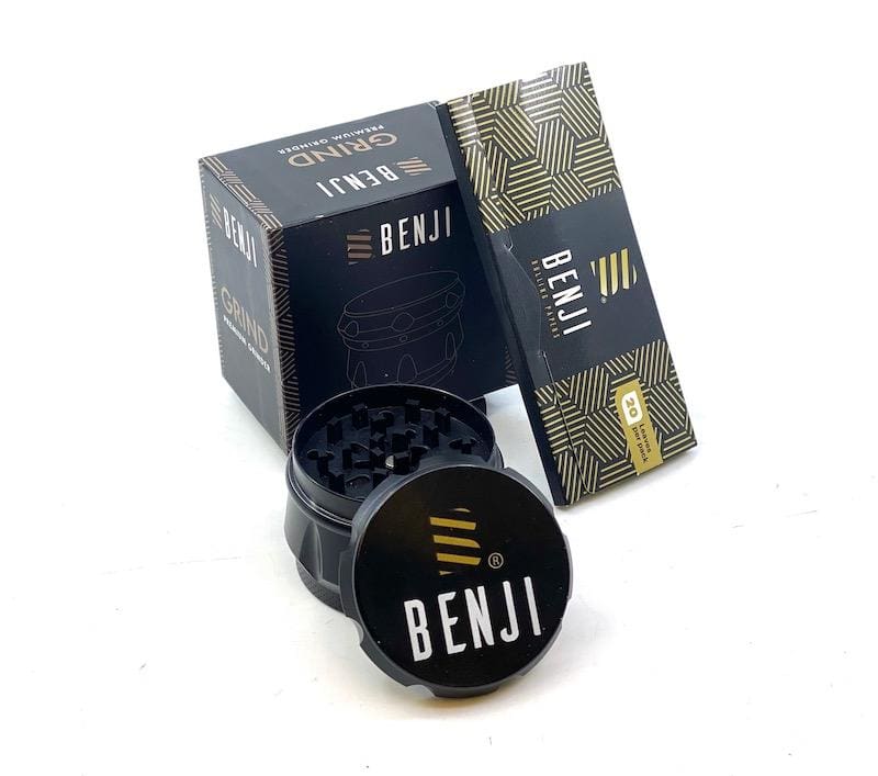 Benji GRIND Aluminum Grinder + Booklet - Haze Smoke Shop USA