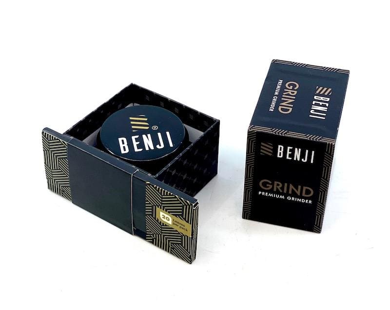Benji GRIND Aluminum Grinder + Booklet - Haze Smoke Shop USA
