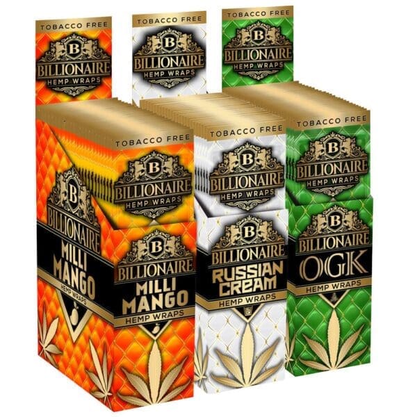 Billionaire Hemp Blunt Wraps - Haze Smoke Shop USA