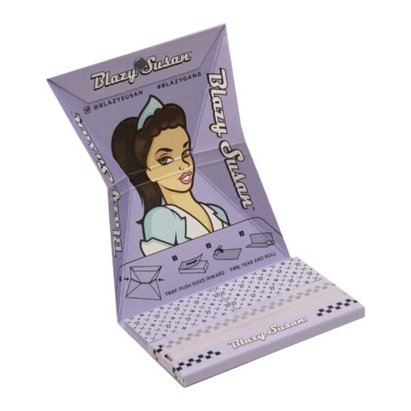 Blazy Susan Purple Rolling Papers - Haze Smoke Shop USA