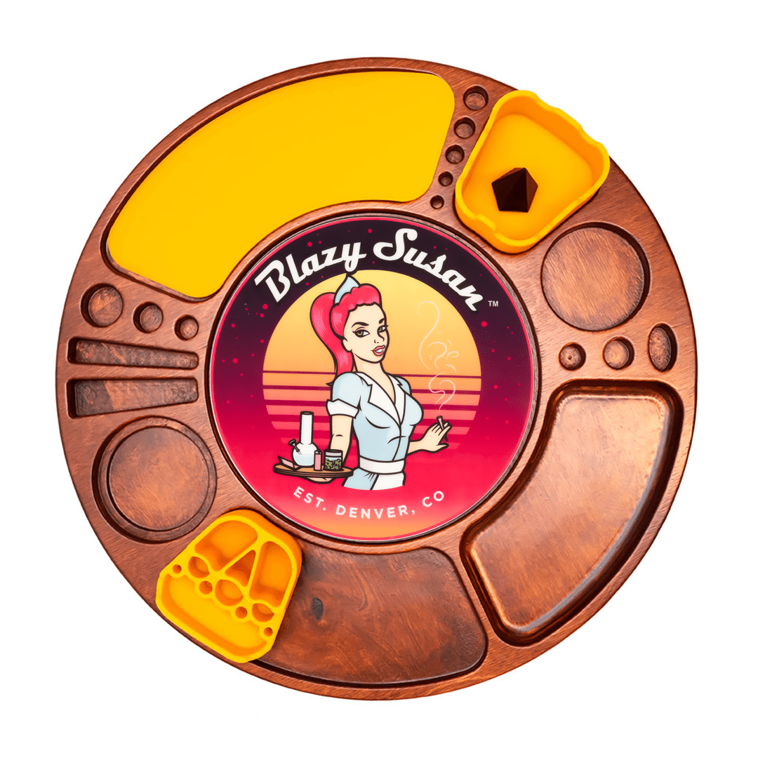 Blazy Susan Spinning Rolling Trays Rolling Trays - Haze Smoke Shop USA