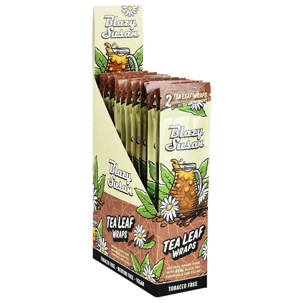 Blazy Susan Tea Leaf Wraps - 2pc 25CT Flavored Papers & Blunts - Haze Smoke Shop USA