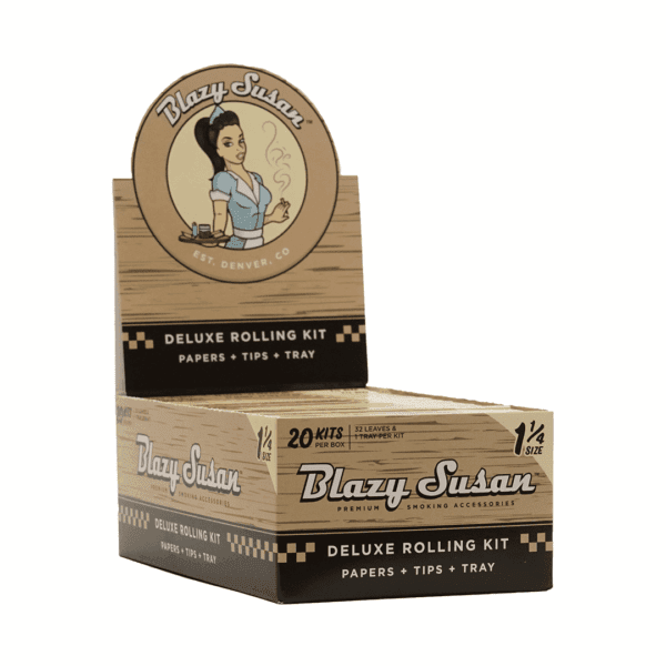Blazy Susan Unbleached Rolling Papers - Haze Smoke Shop USA