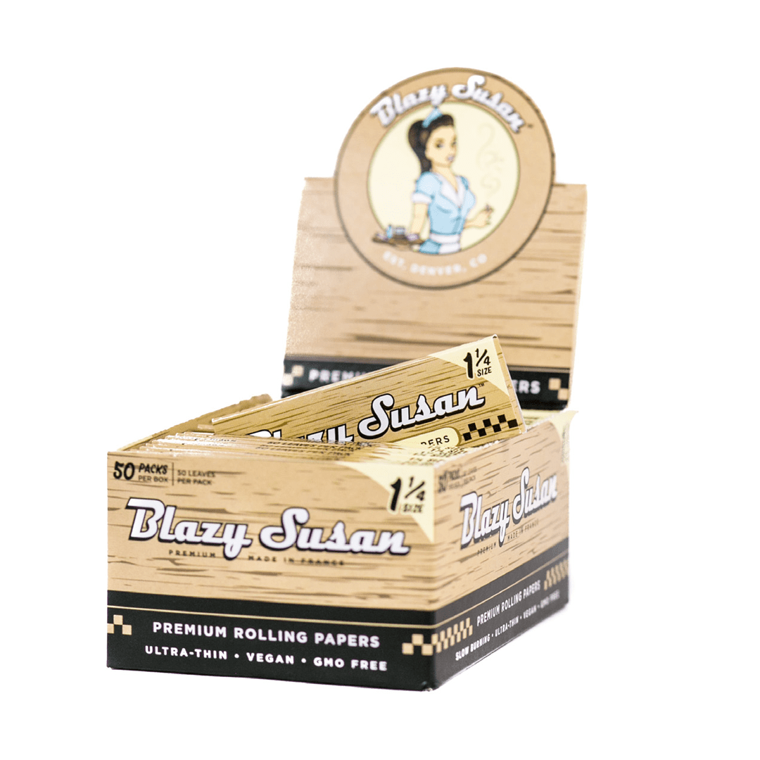 Blazy Susan Unbleached Rolling Papers Rolling Papers - Haze Smoke Shop USA