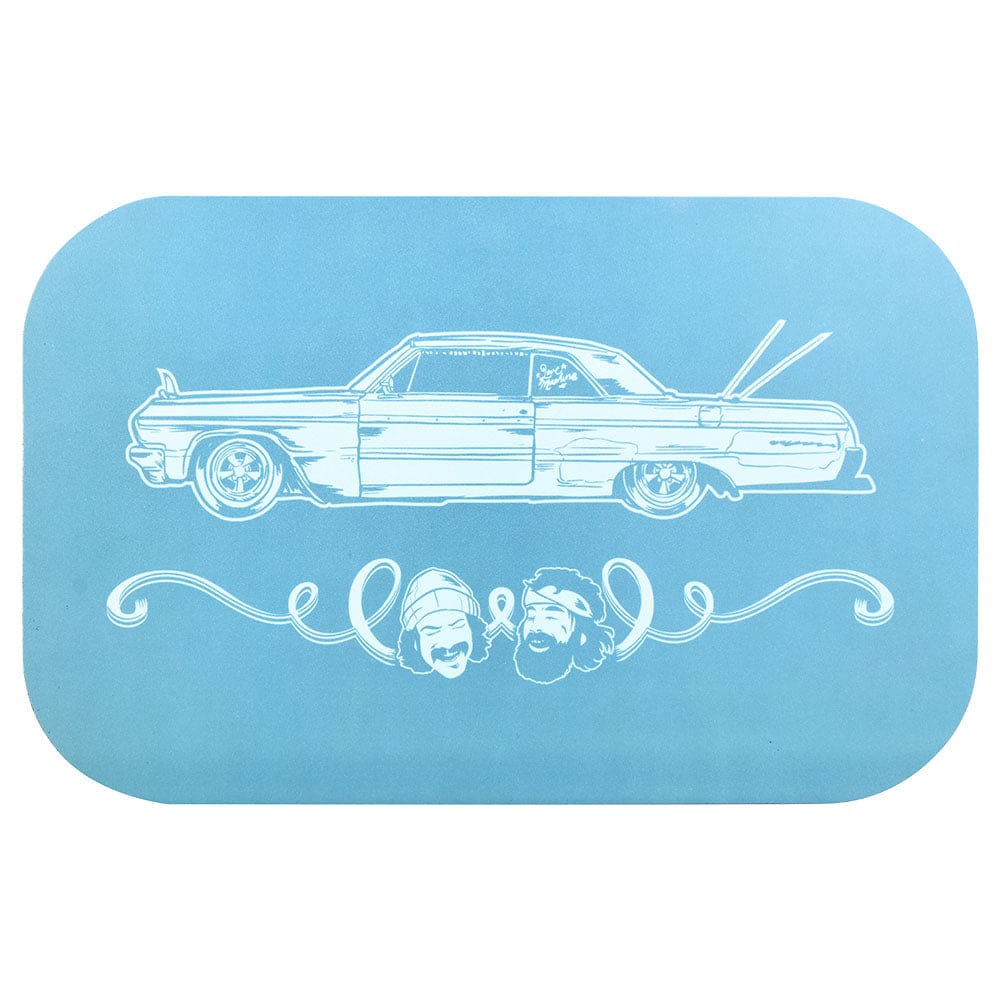 Cheech & Chong x Pulsar Magnetic Rolling Tray Lid - Love Machine - 11"x7" Rolling Trays - Haze Smoke Shop USA