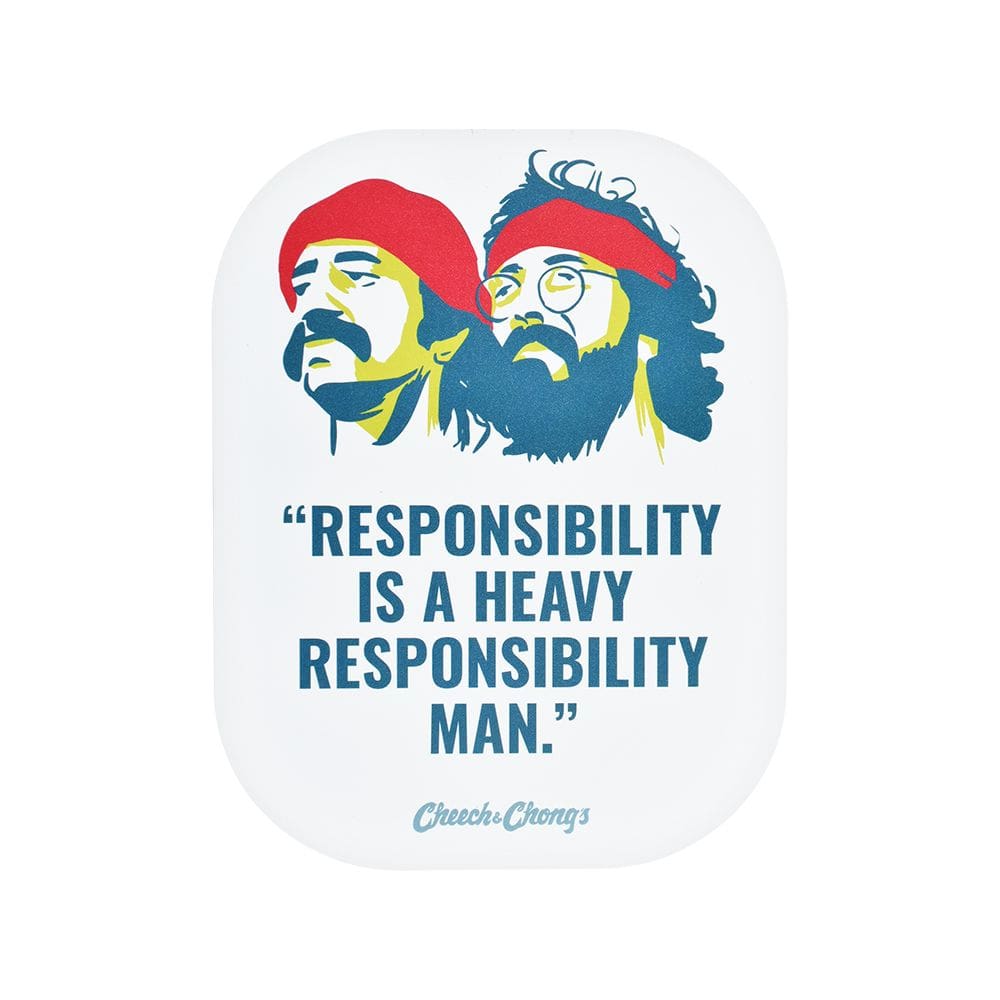 Cheech & Chong's x Pulsar Mini Magnetic Rolling Tray Lid - 7"x5.5" Rolling Trays - Haze Smoke Shop USA