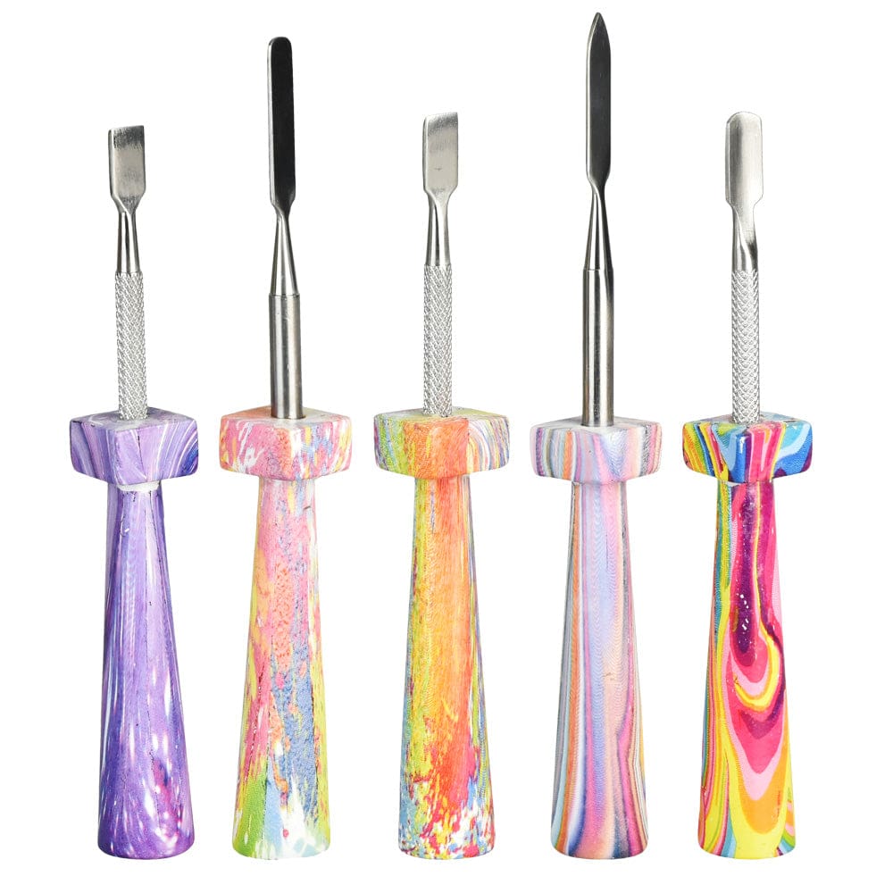 Colorful Resin Dab Tool - 5" 5pcs - Haze Smoke Shop USA - Vaporizers Super Store