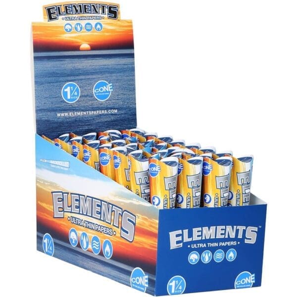 Elements Ultra Thin Pre-Rolled Cones - 32pk - Haze Smoke Shop USA