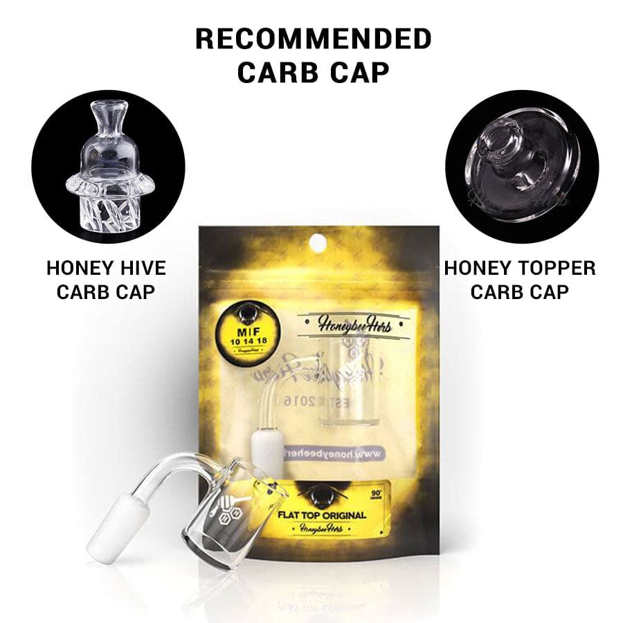 Flat Top Original Quartz Banger - 90° - Haze Smoke Shop USA