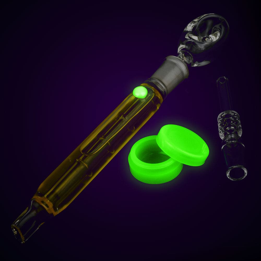 Freezable Glycerin Dab Straw Spoon Pipe - Haze Smoke Shop USA - Vaporizers Super Store