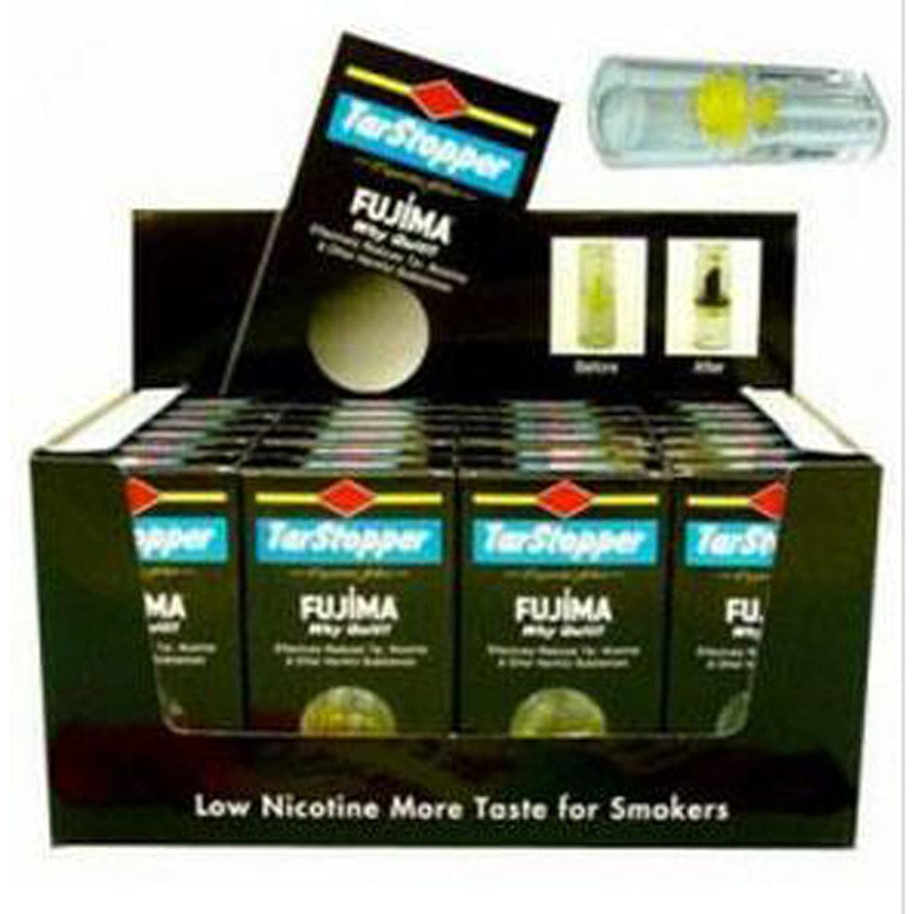 Fujima Tar Stopper Cigarette Filters - 24pc Display Joint Tips & Filters - Haze Smoke Shop USA