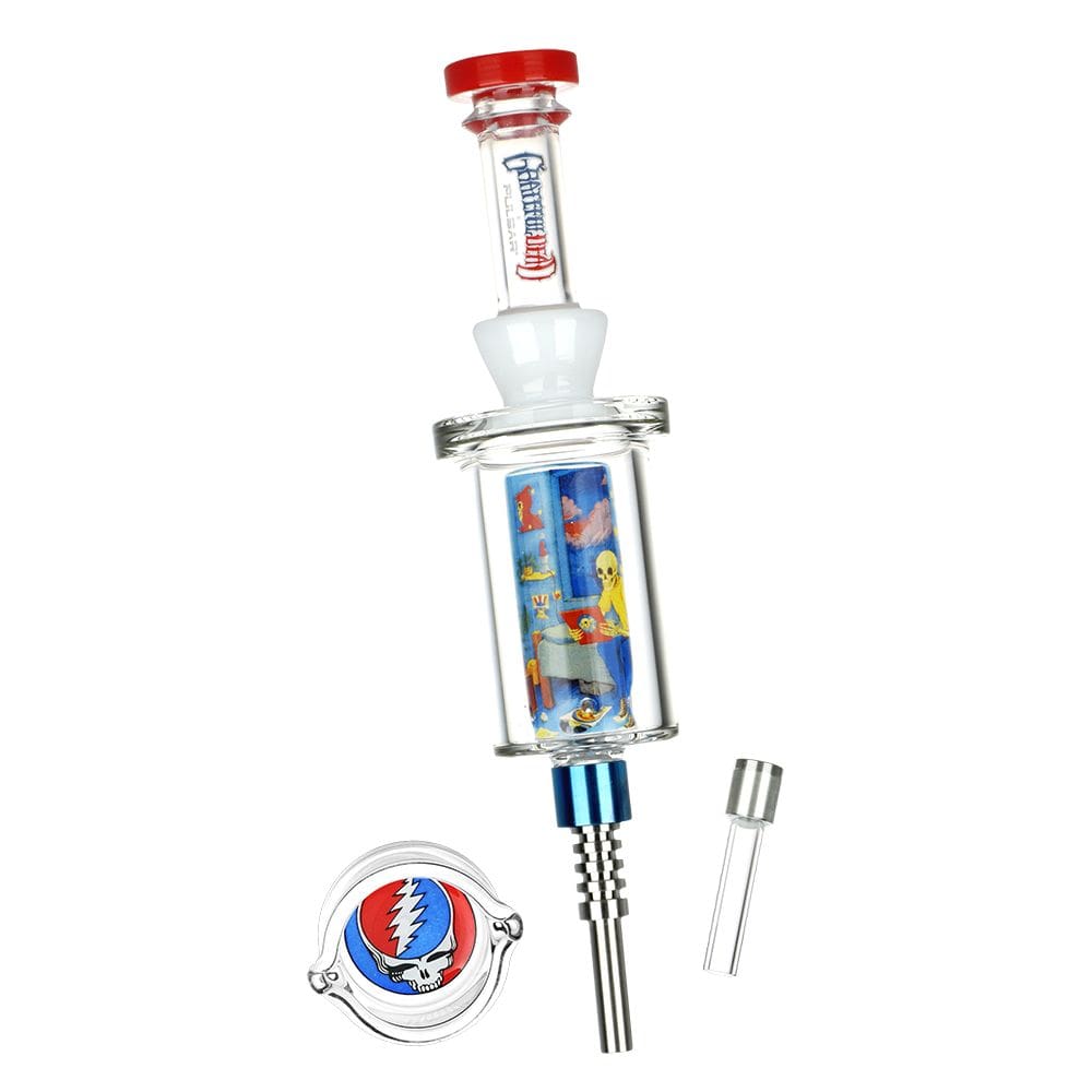 Grateful Dead x Pulsar Inside Print Vapor Vessel & SYF Dab Dish - Haze Smoke Shop USA - Vaporizers Super Store