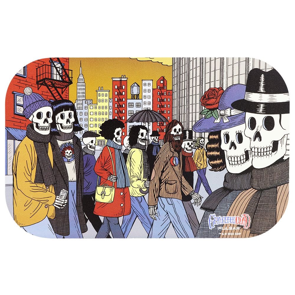 Grateful Dead X Pulsar Magnetic Rolling Tray Lid Street People 11 X 7 Grateful Dead x Pulsar Magnetic Rolling Tray Lid - Street People - 11" x 7" Rolling Trays - Haze Smoke Shop USA