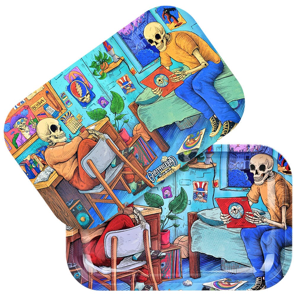 Grateful Dead x Pulsar Rolling Tray Kit - 11"x7" - Roomies Rolling Trays - Haze Smoke Shop USA