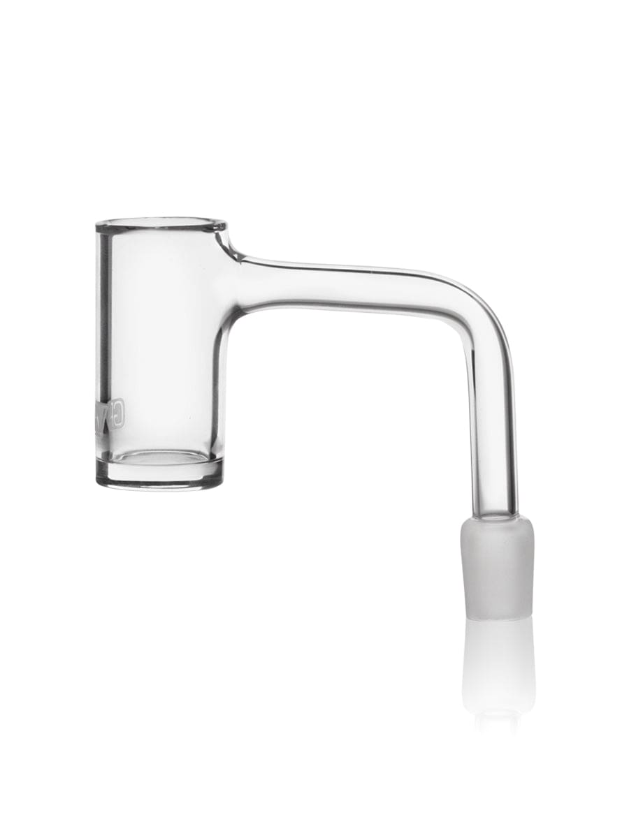 GRAV Seamless Long Neck Quartz Banger - 14mm 90 Degree - Haze Smoke Shop USA