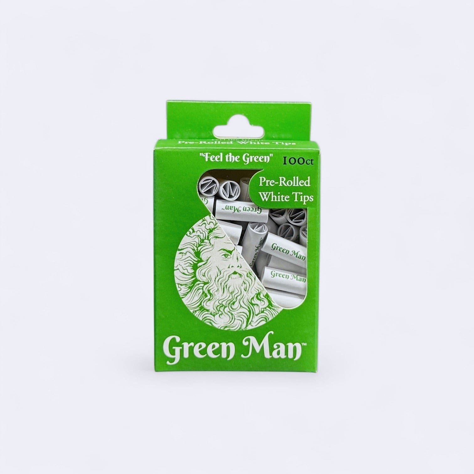 Green Man 100ct Pre-Rolled Tips - Haze Smoke Shop USA