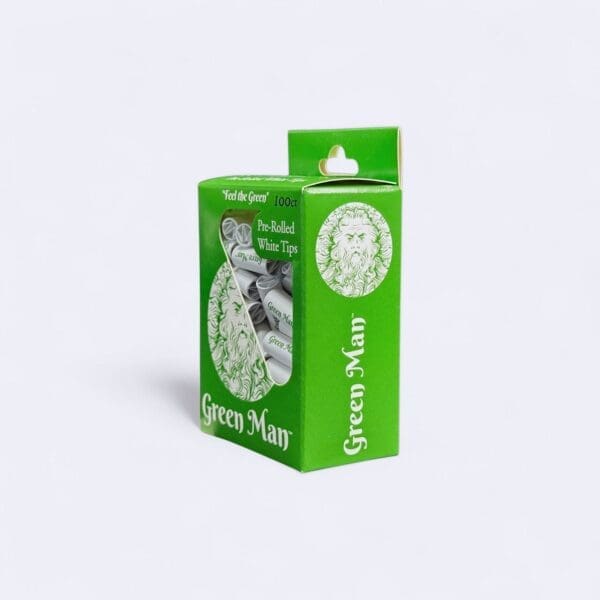Green Man 100ct Pre-Rolled Tips - Haze Smoke Shop USA