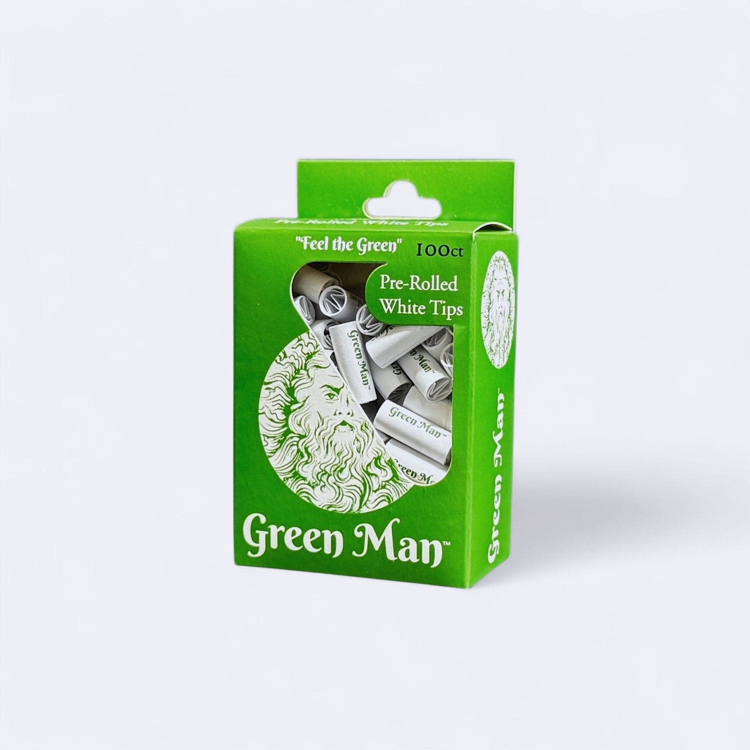 Green Man 100ct Pre-Rolled Tips Joint Tips & Filters - Haze Smoke Shop USA