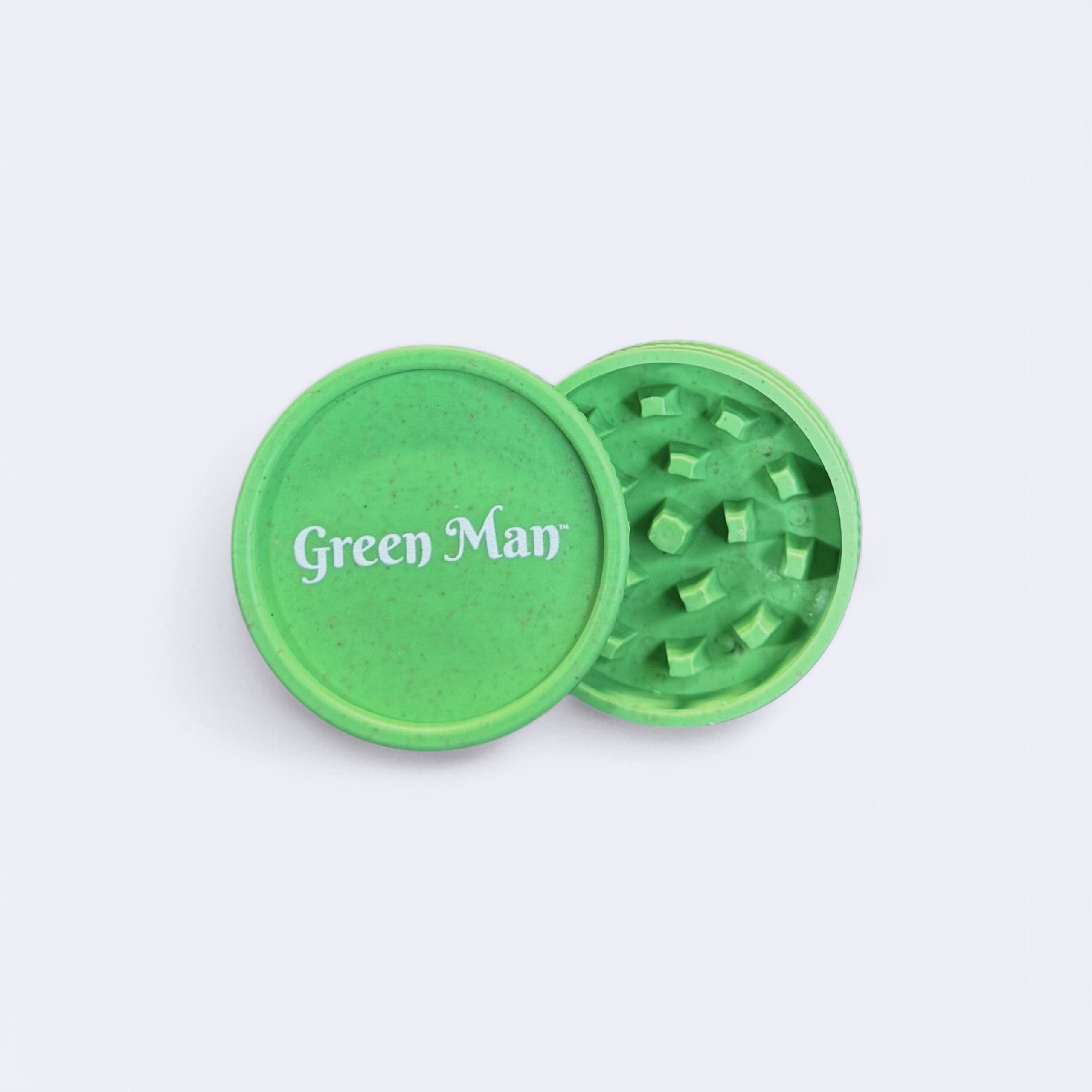 Green Man 2 Piece Bio Grinder - Haze Smoke Shop USA - Vaporizers Super Store