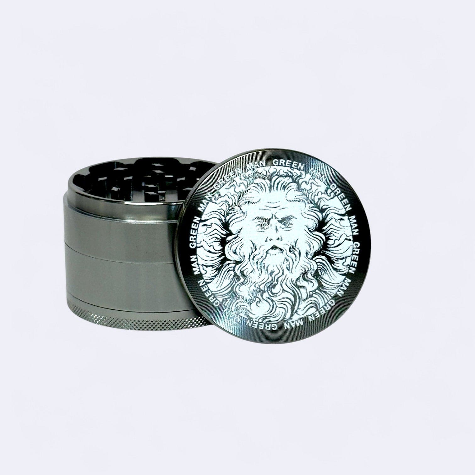 Green Man Gray - 4 Piece Aluminum Grinder - Haze Smoke Shop USA