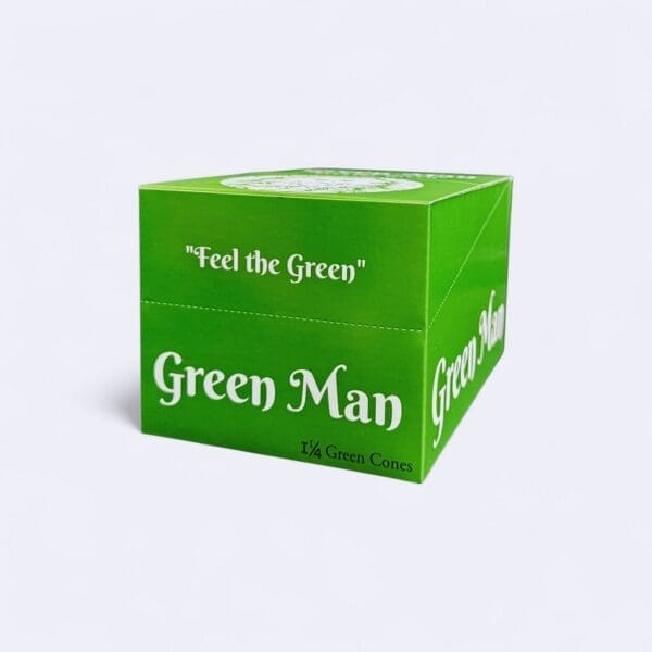 Green Man Green Rice Paper Cones - Haze Smoke Shop USA