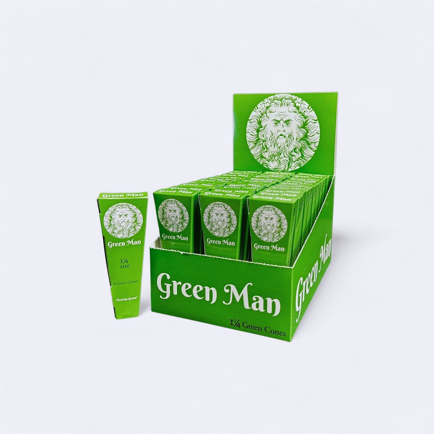 Green Man Green Rice Paper Cones Pre-Rolled Cones - Haze Smoke Shop USA