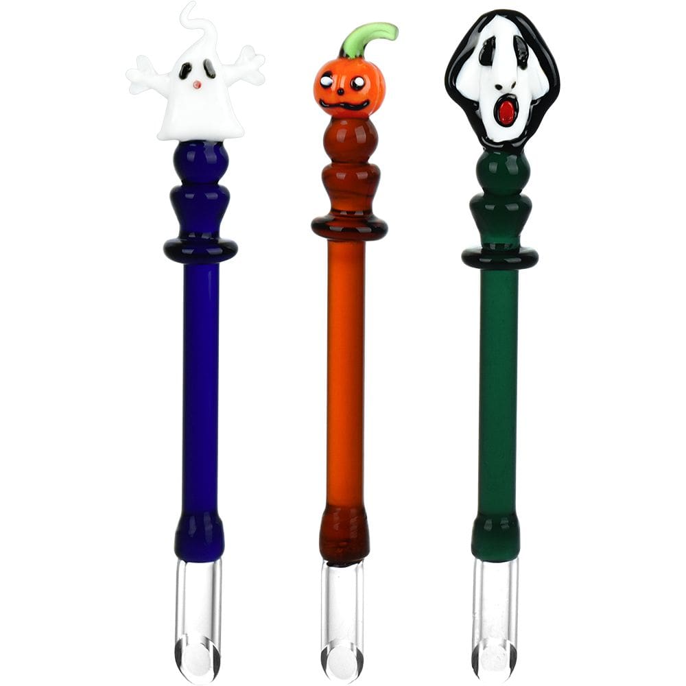 Halloween Assortment Scoop Tip Glass Dab Tools - Haze Smoke Shop USA - Vaporizers Super Store