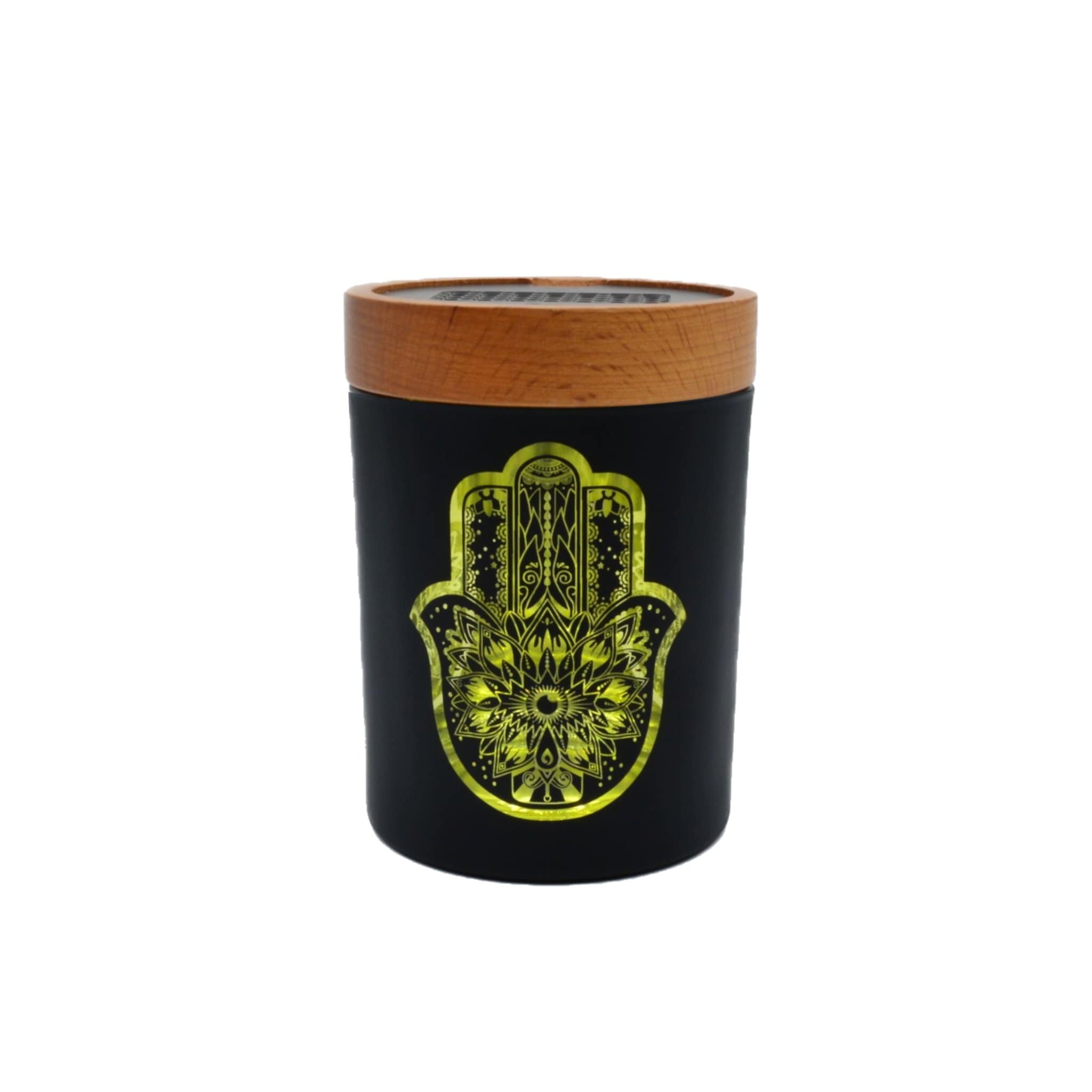Hamsa Yellow SoleStash Grinder & Stash Jar Combos - Haze Smoke Shop USA