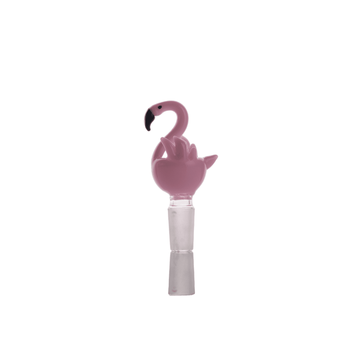 Heady Pink Flamingo Bowls 14mm Male Joint - Haze Smoke Shop USA