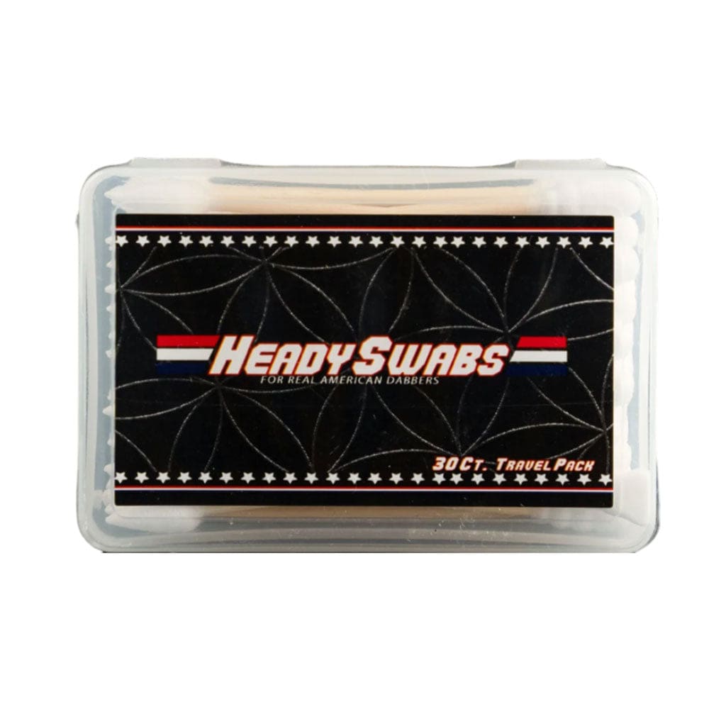 Heady Swabs – Portable Dab Swabs Travel Pack - 30pcs Bong Cleaners - Haze Smoke Shop USA