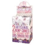 High Hemp Organic Artisanal Cones - 2pc - 15pk Display - Haze Smoke Shop USA