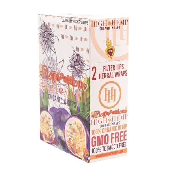 High Hemp Organic CBD Wraps - 2pk 25pcs - Haze Smoke Shop USA