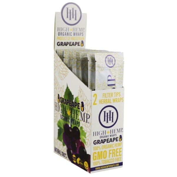 High Hemp Organic CBD Wraps - 2pk 25pcs - Haze Smoke Shop USA