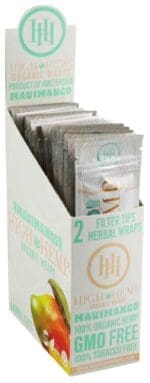 High Hemp Organic CBD Wraps - 2pk 25pcs - Haze Smoke Shop USA