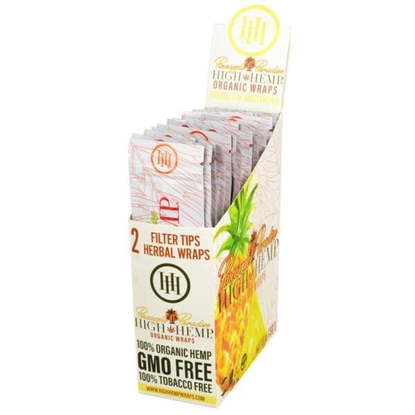 High Hemp Organic CBD Wraps - 2pk 25pcs - Haze Smoke Shop USA