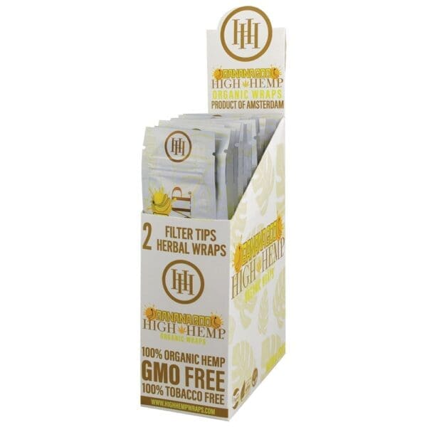 High Hemp Organic CBD Wraps - 2pk 25pcs - Haze Smoke Shop USA