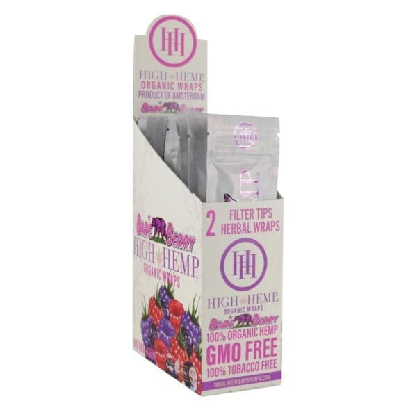 High Hemp Organic CBD Wraps - 2pk 25pcs - Haze Smoke Shop USA