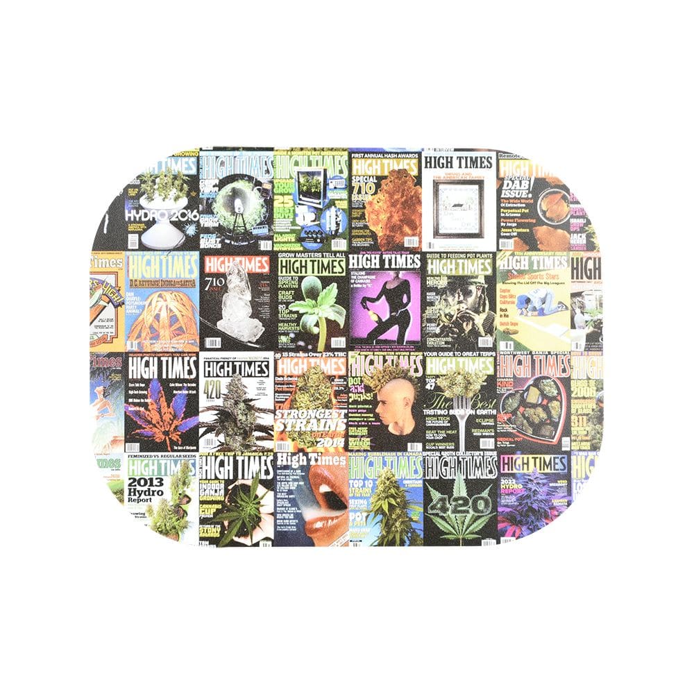High Times x Pulsar Mini Magnetic Rolling Tray Lid - Covers Collage - 7"x5.5" Rolling Trays - Haze Smoke Shop USA