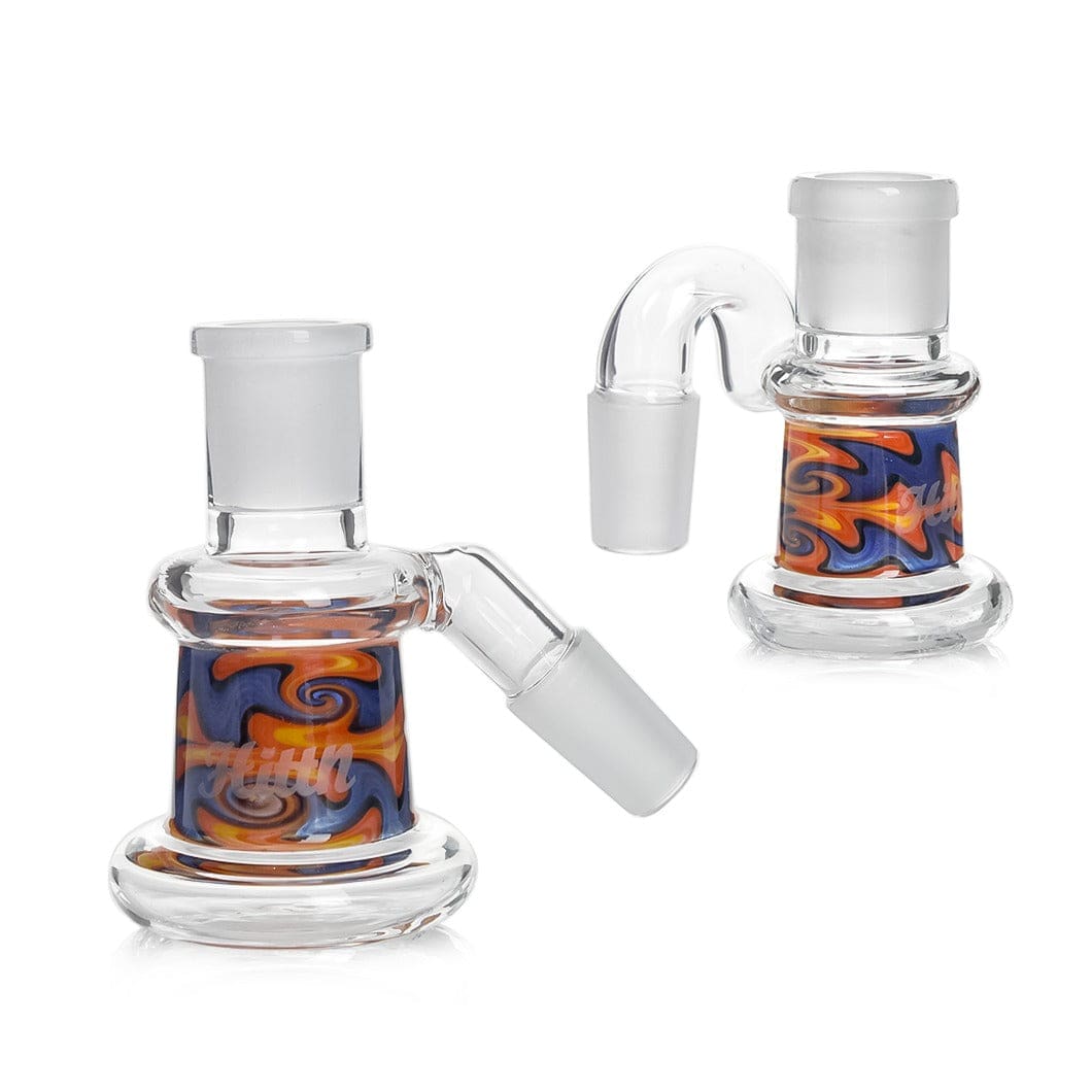 Hittin Fire Swirl Ash Catcher Ash Catchers - Haze Smoke Shop USA