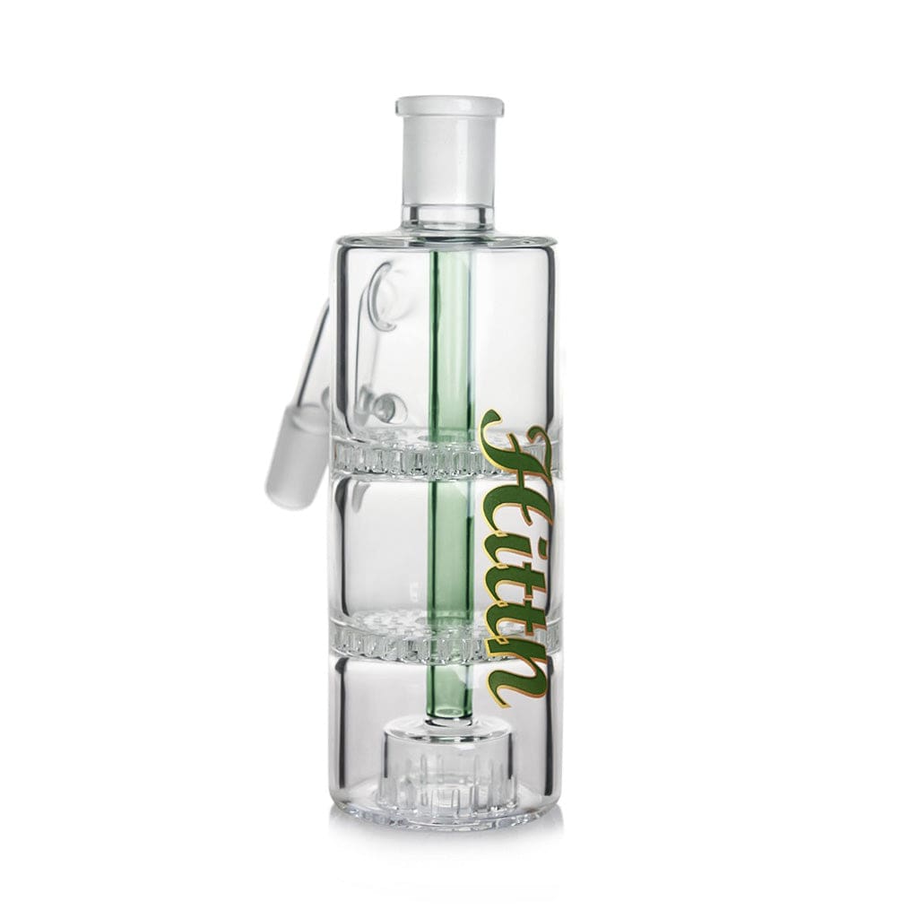 Hittn Stacked Honeycomb with Showerheard Perc Ash Catcher - Haze Smoke Shop USA