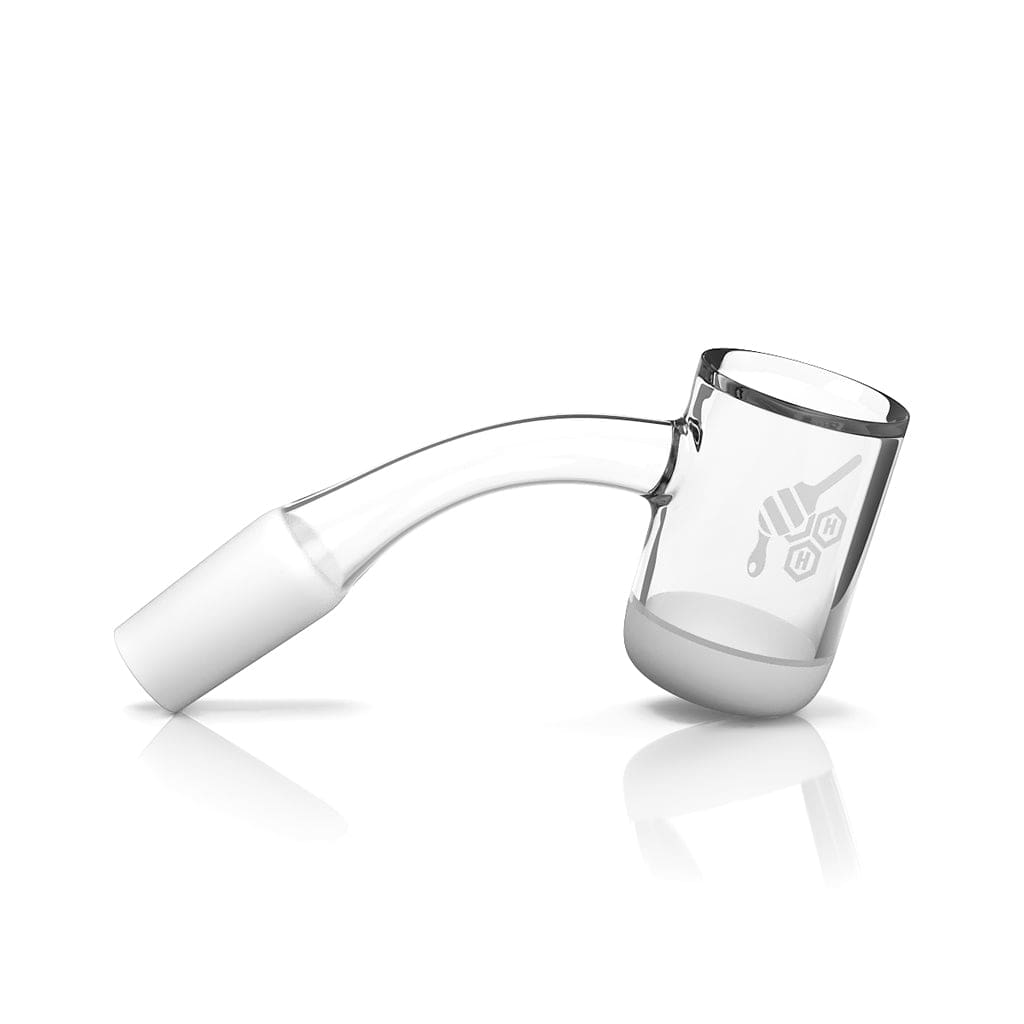 Honey & Milk Bevel Bowl Quartz Banger - 45° - Haze Smoke Shop USA - Vaporizers Super Store