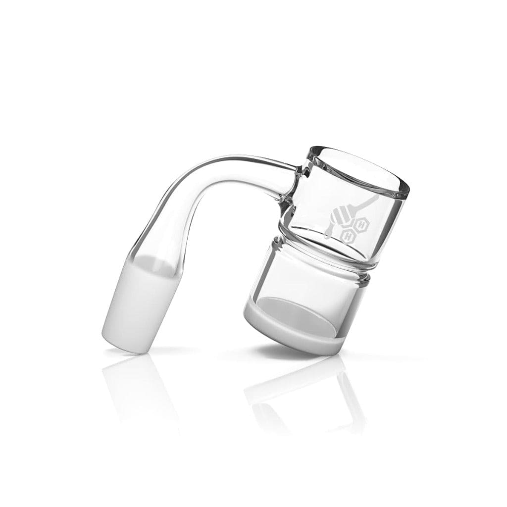 Honey Milk Bevel Splash Bucket Quartz Banger 90 Yl Honey & Milk Bevel Splash Bucket Quartz Banger - 90° - YL - Haze Smoke Shop USA - Vaporizers Super Store