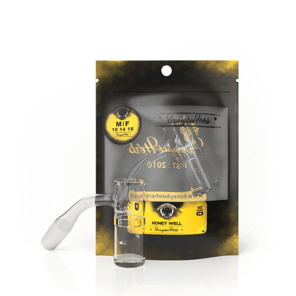 Honey Well Quartz Banger 45° - Haze Smoke Shop USA