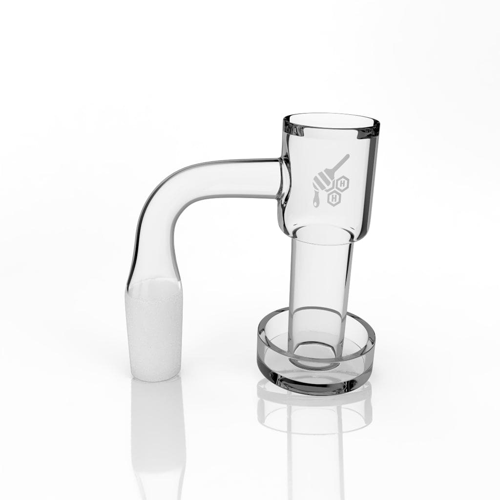 Honeysuckle Bevel Quartz Banger - 90° - Haze Smoke Shop USA