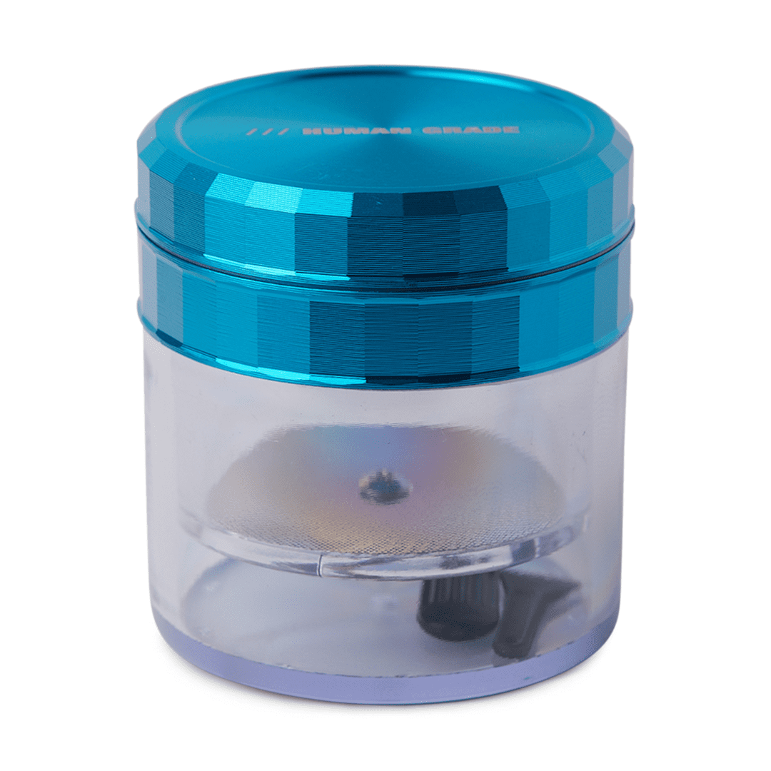 Human Grade Storage Grinder 1A - 2.5" - Haze Smoke Shop USA
