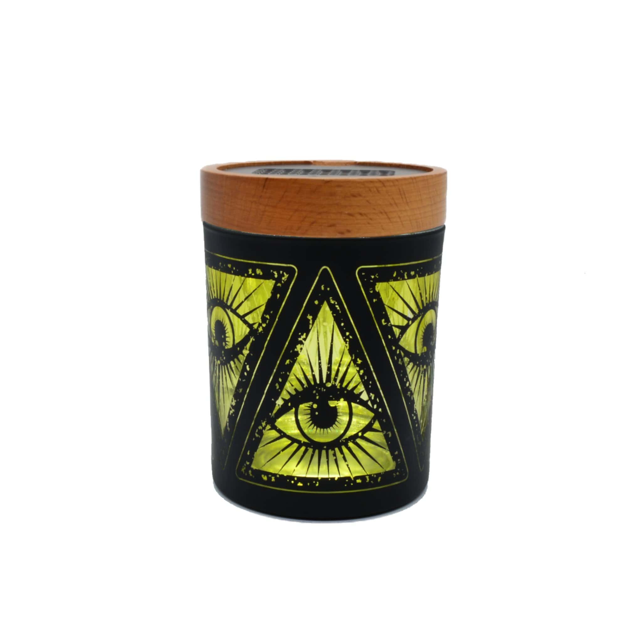 Illuminati Yellow SoleStash Grinder & Stash Jar Combos - Haze Smoke Shop USA