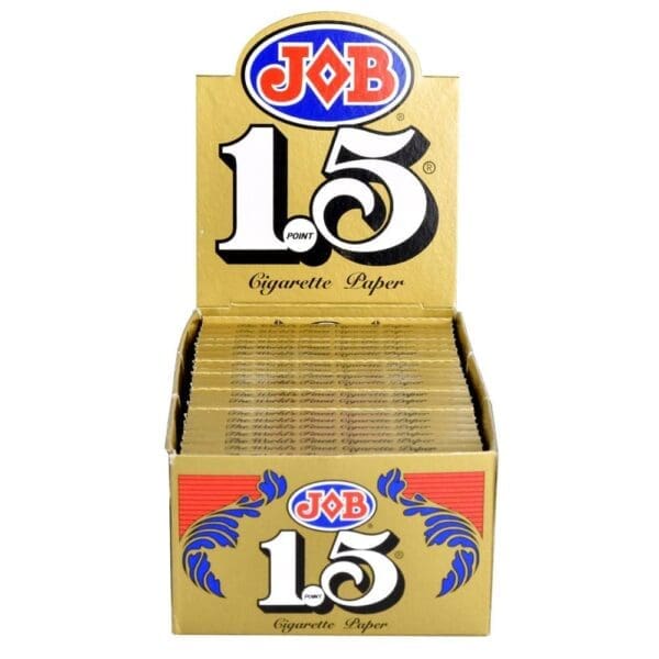 JOB 1.5 Gold Rolling Papers - Haze Smoke Shop USA