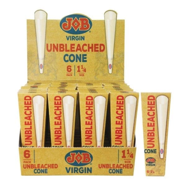 JOB Virgin Unbleached Cones - Haze Smoke Shop USA